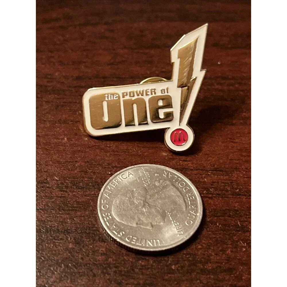 McDonald’s The Power Of One Lightning Bolt Employee‎ Lapel Hat Pin
